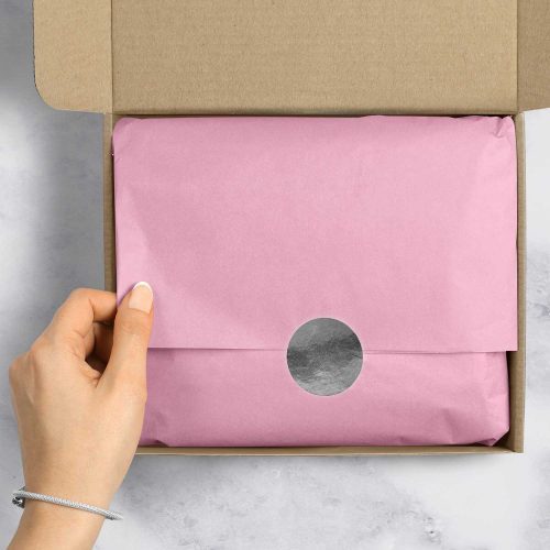 BFT02e Solid Color Pastel Pink Tissue Paper Packaging 1e214c2e 6395 4698 a8ce 6ad388c126a2