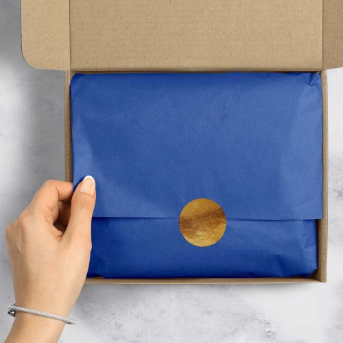 BFT16e Solid Color Royal Blue Tissue Paper Packaging 0f848567 6287 4370 b959 28a3608f6a3d