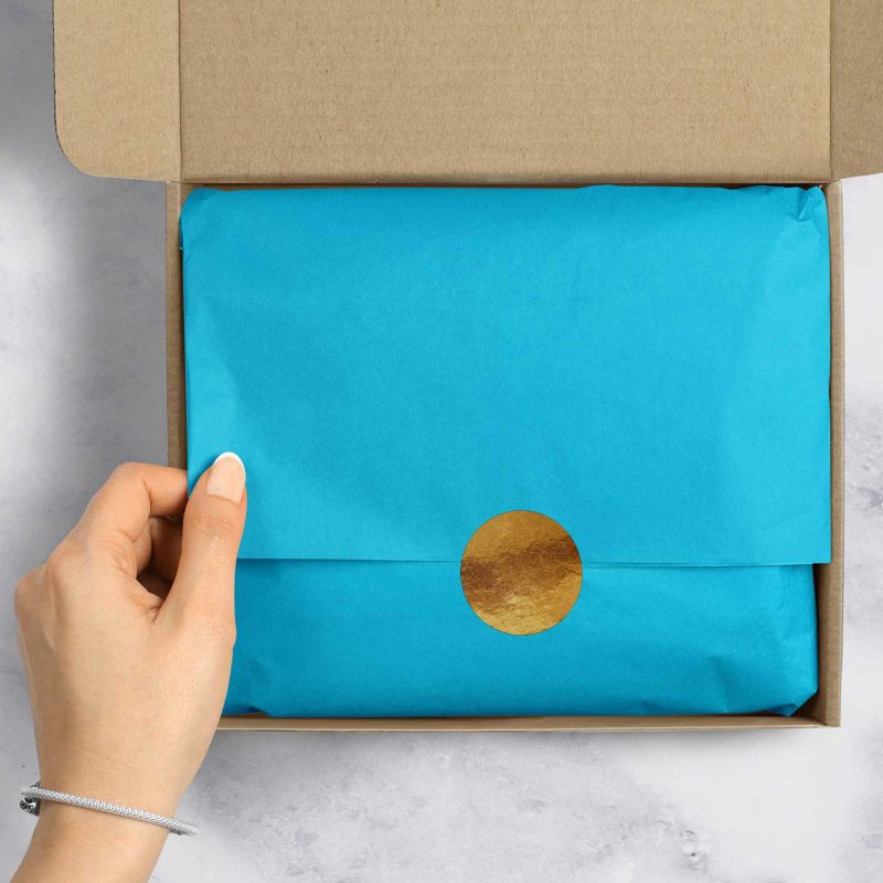 BFT39e Solid Color Turquoise Tissue Paper Packaging d752008b 1116 4d97 af33 33c2bfe0020a