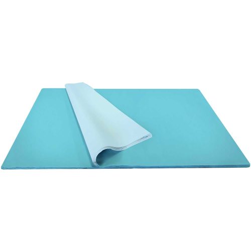 BFT44b Solid Color Aqua Blue Tissue Paper Bulk 3900ea62 f519 4e4e a5dc 0cce7ee79596