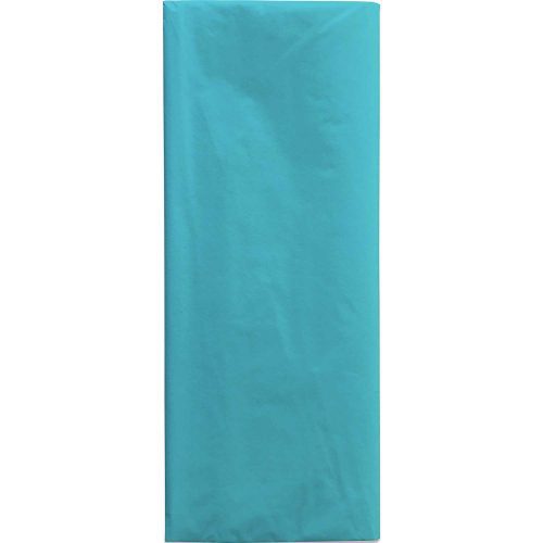 BFT44c Solid Color Aqua Blue Tissue Paper Folded Pack 2405e073 89e0 43a8 871d d4a6d2d5e5fd