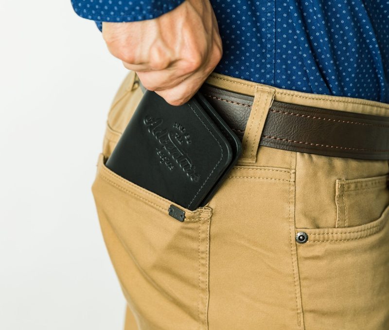 LeatherPassportCover BlackBackPocket